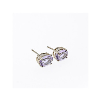 925 Sterling Silver Iolite Stud Earrings
