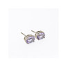 925 Sterling Silver Iolite Stud Earrings