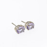 925 Sterling Silver Iolite Stud Earrings