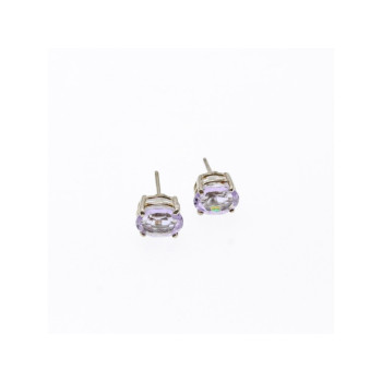 925 Sterling Silver Iolite Stud Earrings