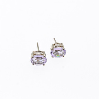 925 Sterling Silver Iolite Stud Earrings