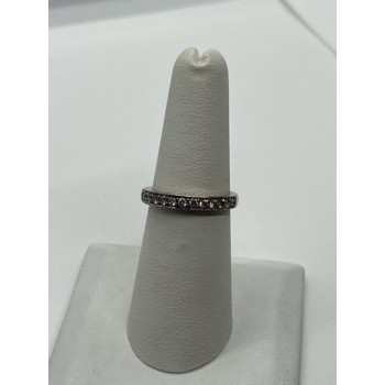 925 Sterling Silver & CZ Ring Size 6