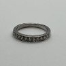 925 Sterling Silver & CZ Ring Size 6