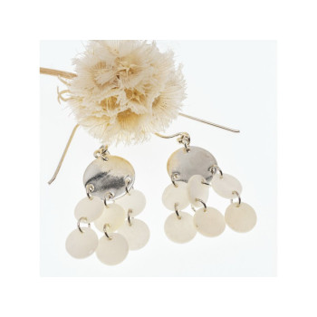 925 STERLING SILVER MOTHER OF PEARL EARRINGS