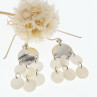 925 Sterling Silver Mother OF Pearl Earrings