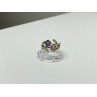 925 Sterling Silver Amethyst, Morganite, Peridot & CZ 