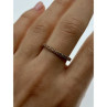 925 Sterling Silver Gold Plated Band Ring Size 10