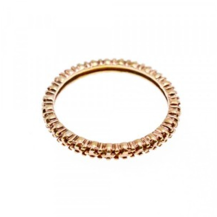 925 Sterling Silver Gold Plated Band Ring Size 10