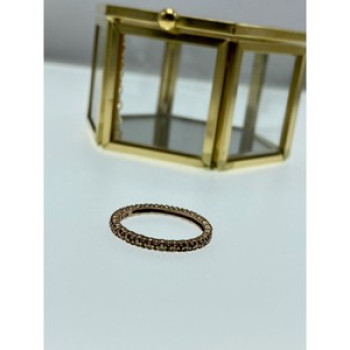 925 Sterling Silver Gold Plated Band Ring Size 10