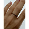 925 Sterling Silver Gold Plated Band Ring Size 10
