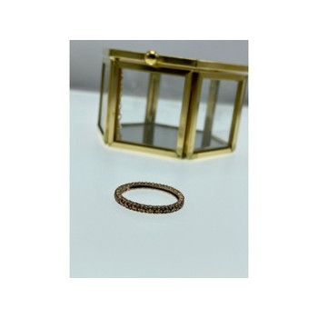 925 Sterling Silver Gold Plated Band Ring Size 10