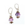 925 Sterling Silver Amethyst Earrings