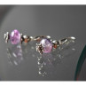 925 Sterling Silver Amethyst Earrings