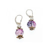 925 Sterling Silver Amethyst Earrings