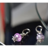 925 Sterling Silver Amethyst Earrings