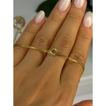 925 Sterling Silver Gold Plated Angel Cz Necklace Length 19.5 inch