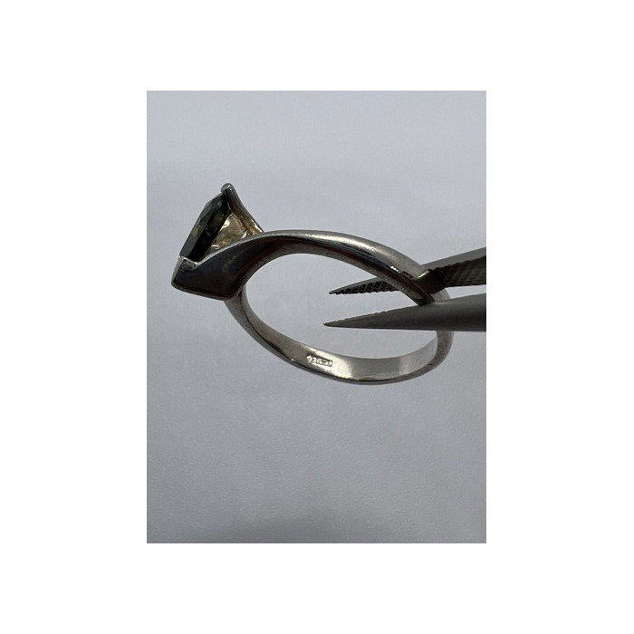 925 Sterling Silver CZ Ring Size 6.5