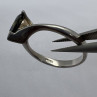 925 Sterling Silver CZ Ring Size 6.5