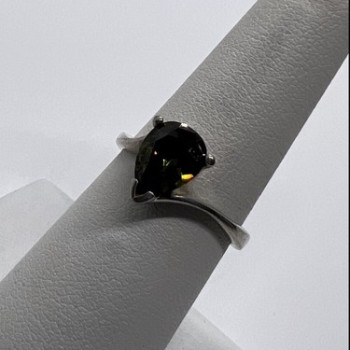925 Sterling Silver CZ Ring Size 6.5