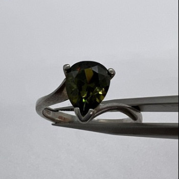 925 Sterling Silver CZ Ring Size 6.5
