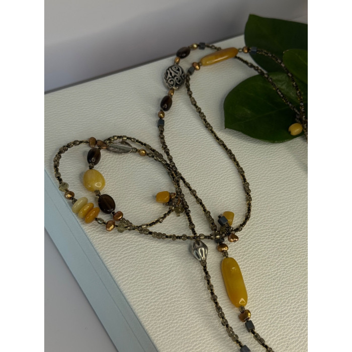 Silpada 925 Sterling Silver Serpentine Boho Necklace Length 60 inch