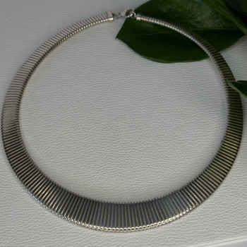Elegant Design 925 Sterling Silver Necklace Length 17 Inch