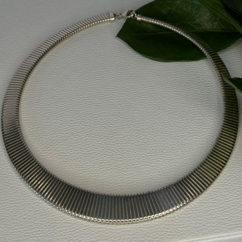 Elegant Design 925 Sterling Silver Necklace Length 17 Inch