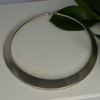 Elegant Design 925 Sterling Silver Necklace Length 17 Inch
