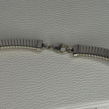 Elegant Design 925 Sterling Silver Necklace Length 17 Inch