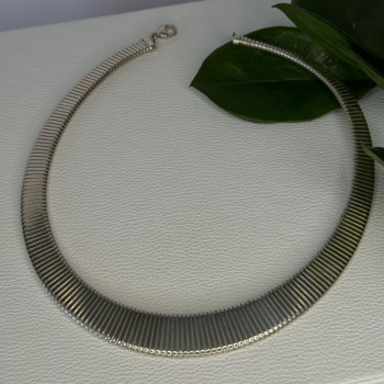 Elegant Design 925 Sterling Silver Necklace Length 17 Inch