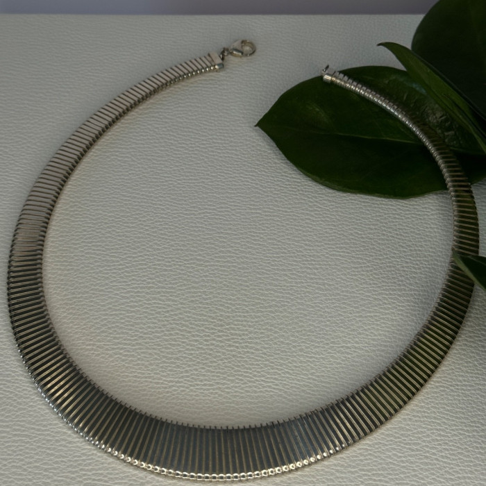 Elegant Design 925 Sterling Silver Necklace Length 17 Inch