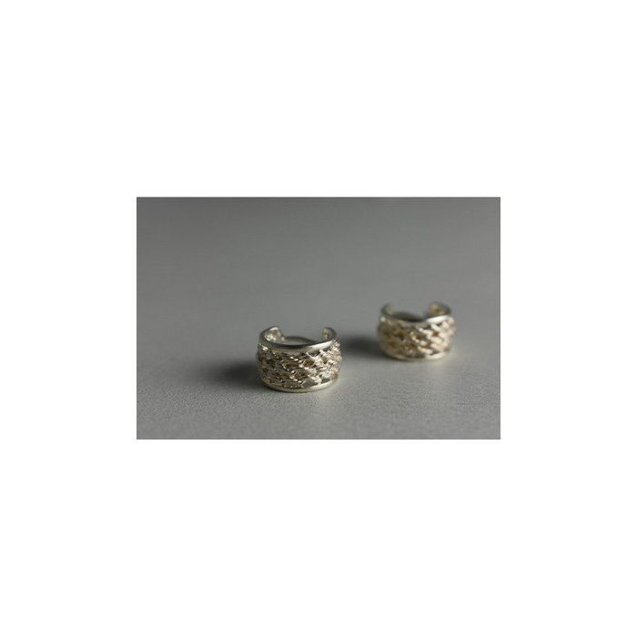 925 Sterling Silver Openwork Earrings