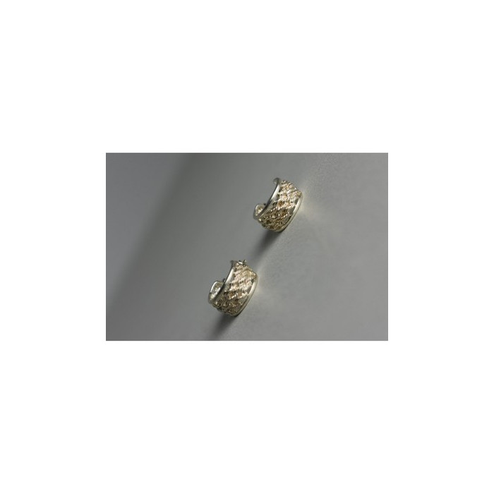 925 Sterling Silver Openwork Earrings