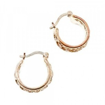 925 Sterling Silver Openwork Earrings