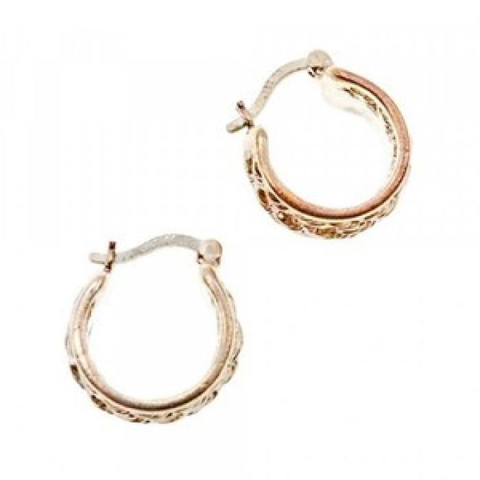 925 Sterling Silver Openwork Earrings
