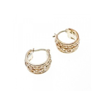 925 Sterling Silver Openwork Earrings