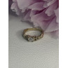 925 Sterling Silver Beryl & Marcasite Ring Size 7