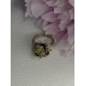 925 Sterling Silver Garnet Amethyst Citrine Peridot Ring Size 9