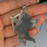 925 Sterling Silver Bird Necklace Length 20 Inch