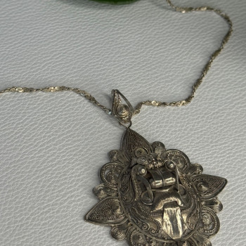 Vintage 925 Sterling Silver Necklace Length 18 Inch