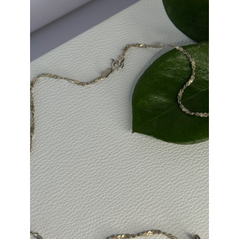 Vintage 925 Sterling Silver Necklace Length 18 inch