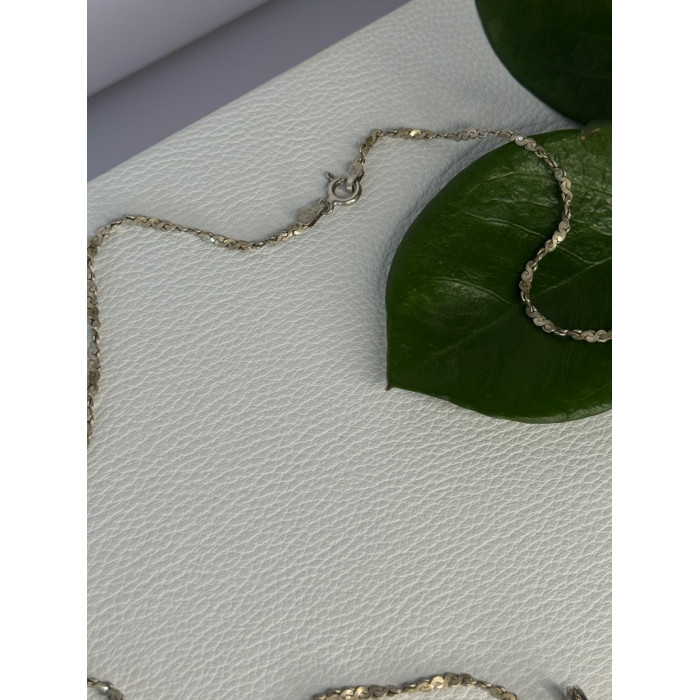 Vintage 925 Sterling Silver Necklace Length 18 inch