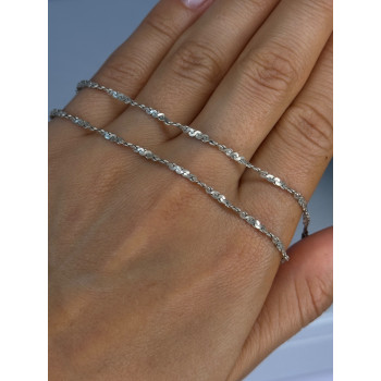 Vintage 925 Sterling Silver Necklace Length 18 inch