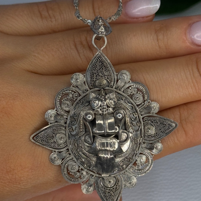 Vintage 925 Sterling Silver Necklace Length 18 Inch