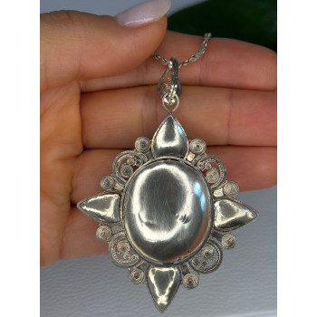 Vintage 925 Sterling Silver Necklace Length 18 inch