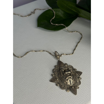 Vintage 925 Sterling Silver Necklace Length 18 inch