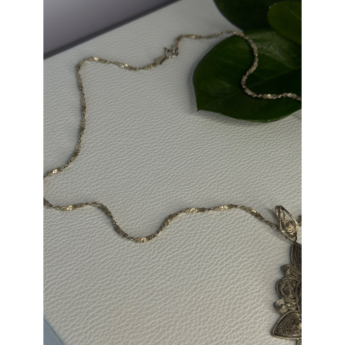 Vintage 925 Sterling Silver Necklace Length 18 inch