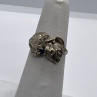 925 Sterling Silver Sapphire Ring Size 4.5