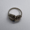 925 Sterling Silver Sapphire Ring Size 4.5