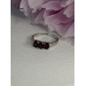 925 Sterling Silver Garnet Ring Size 8
